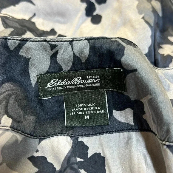 Eddie Bouer 💯 Silk Top Size M - Picture 3 of 4